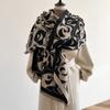 Winter Women's Scarf Luxury Design Double Sided Cashmere Feel Scarf Warm Scarf Shawl