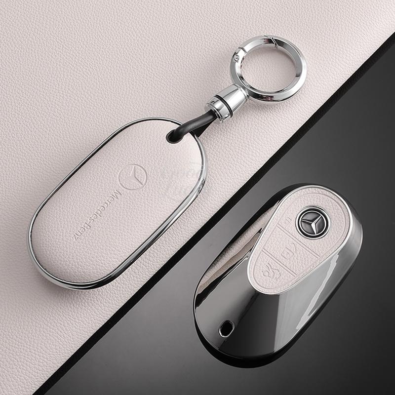 AABIC1 Zinc Alloy Car Key Case Cover Shell Control Keys Shell For Mercedes Benz C E S Class W223 W206 C260 C300S400S450S500 Accessories