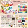 Набор из 221 цвета бусин для глажки (DIY Iron Fusion Bead Set): Набор для изготовления игрушек своими руками