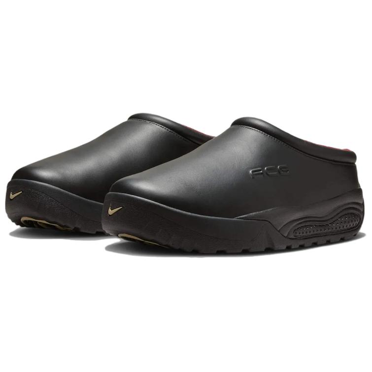 Nike ACG Rufus Черные кожаные унисекс мюли HV4087-001