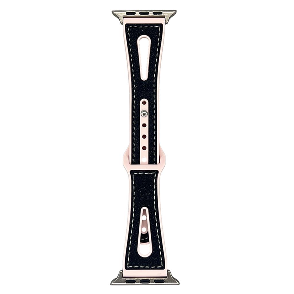 Силиконовый ремешок для часов с блестками для Apple Watch Series 10 9 8 7 SE 6 5 4 3 2 1 42 мм 41 мм 40 мм 38 мм