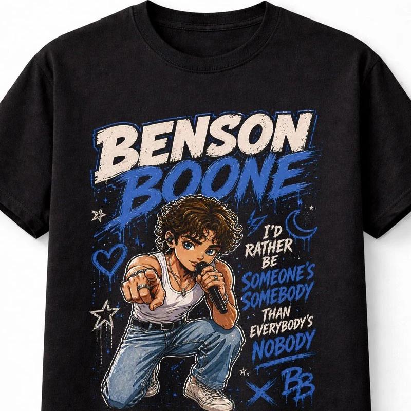Benson Boone Pop Singer Graphic Concert Unisex TShirt