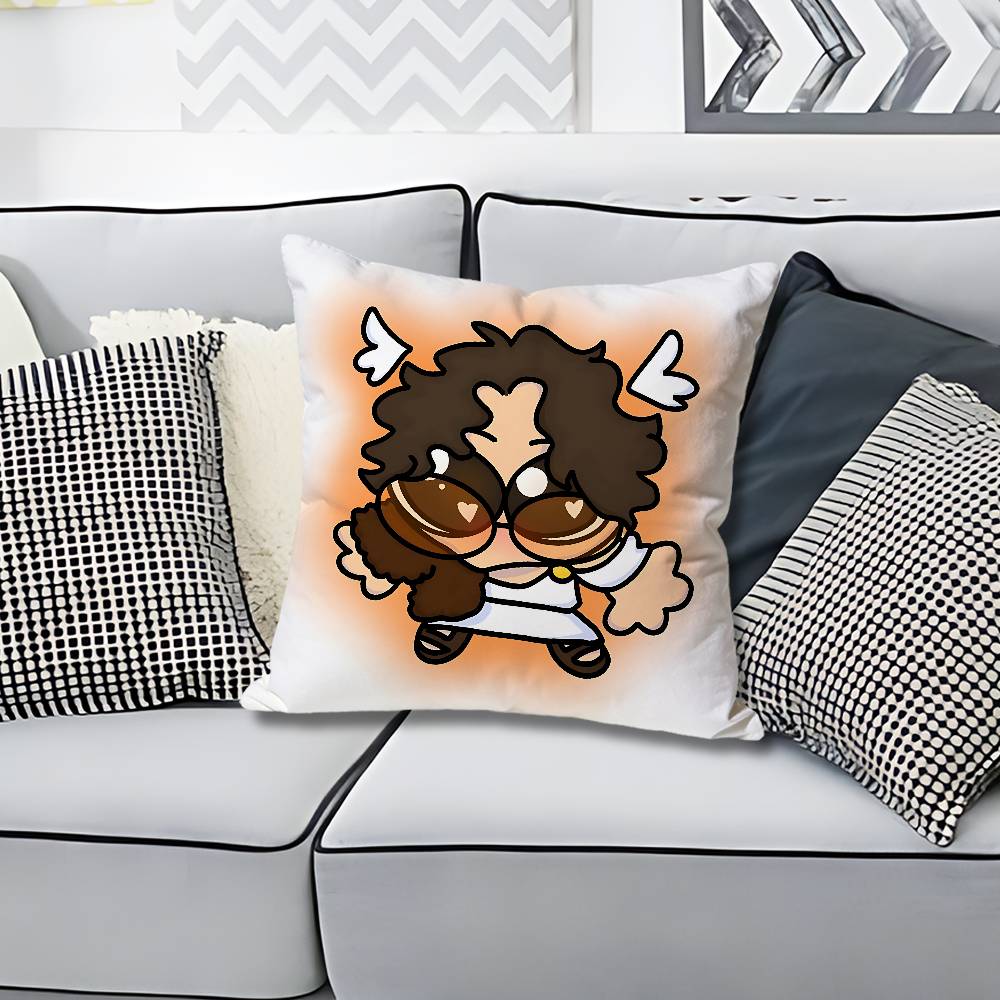 EEpic The Musical Anime Celebrity Merchandise AllMatch Printed Pillow Case Sofa Car Office Room Decoration Protector