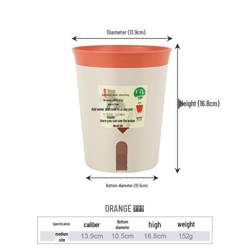 Indoor Double-Layer Self-Watering Pothos Hydroponic Planter