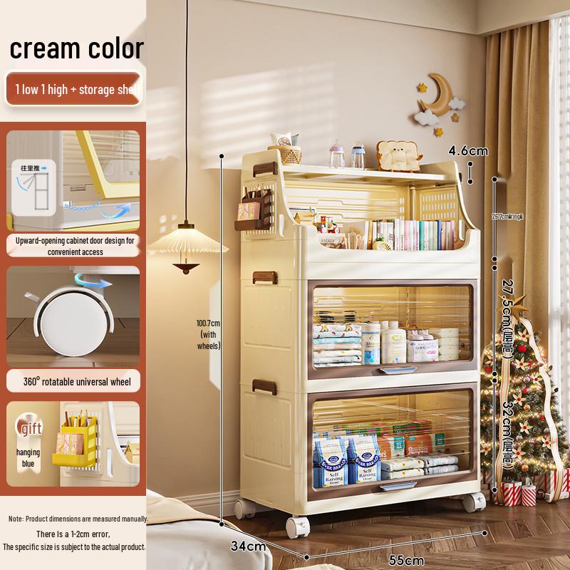 Складной шкаф для хранения для детей - Шкаф для одежды, Органайзер для одежды, Полка для игрушек и закусок