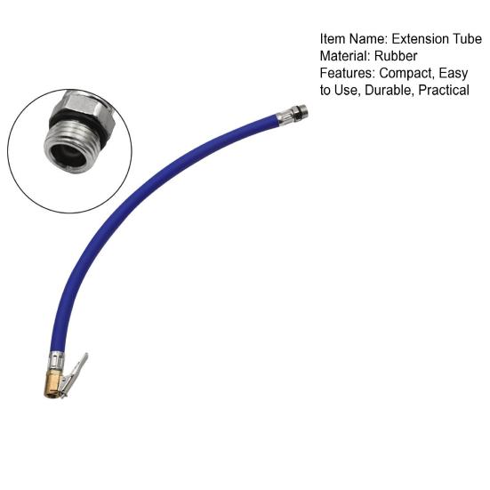 Tire Inflation Tube Wear-resistant Thread Design Inflating Rubber Car Bike Air Inflator Hose for Workshop