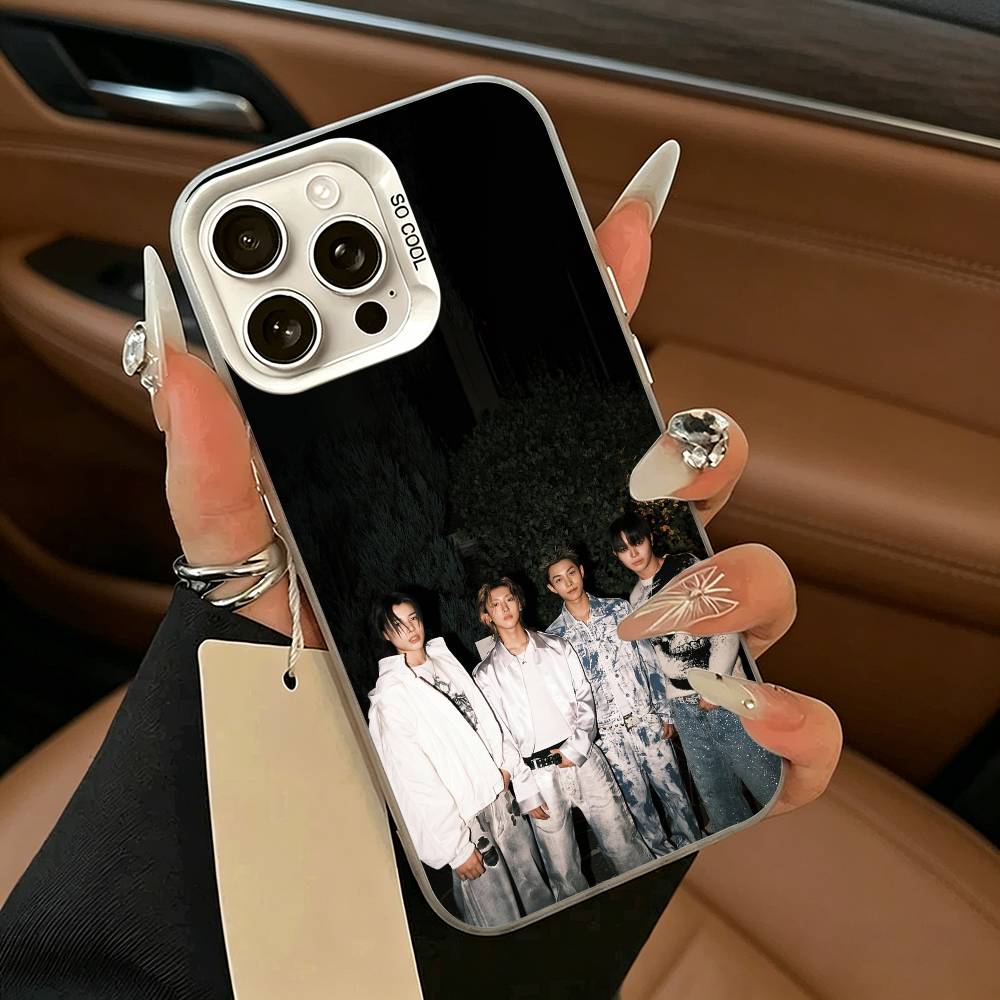 LNGSHOT Hip-hop Phone Case For iPhone 17,16,15,14,13,12,11 Plus,Pro Max,XS,White Silver phone case