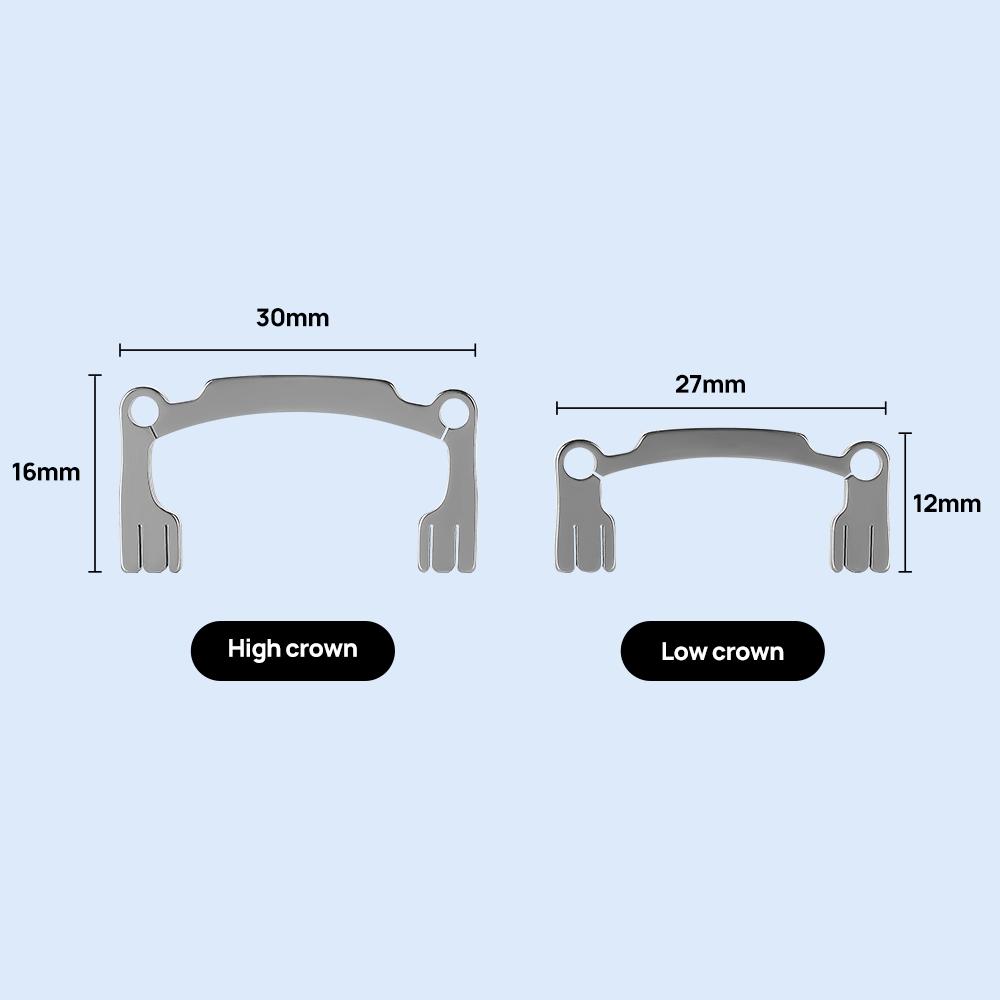 2шт набор держателей для стоматологической полировочной полоски металлический ручной финишный инструмент стоматолога для шлифования зубов из смолы шлифование формовка