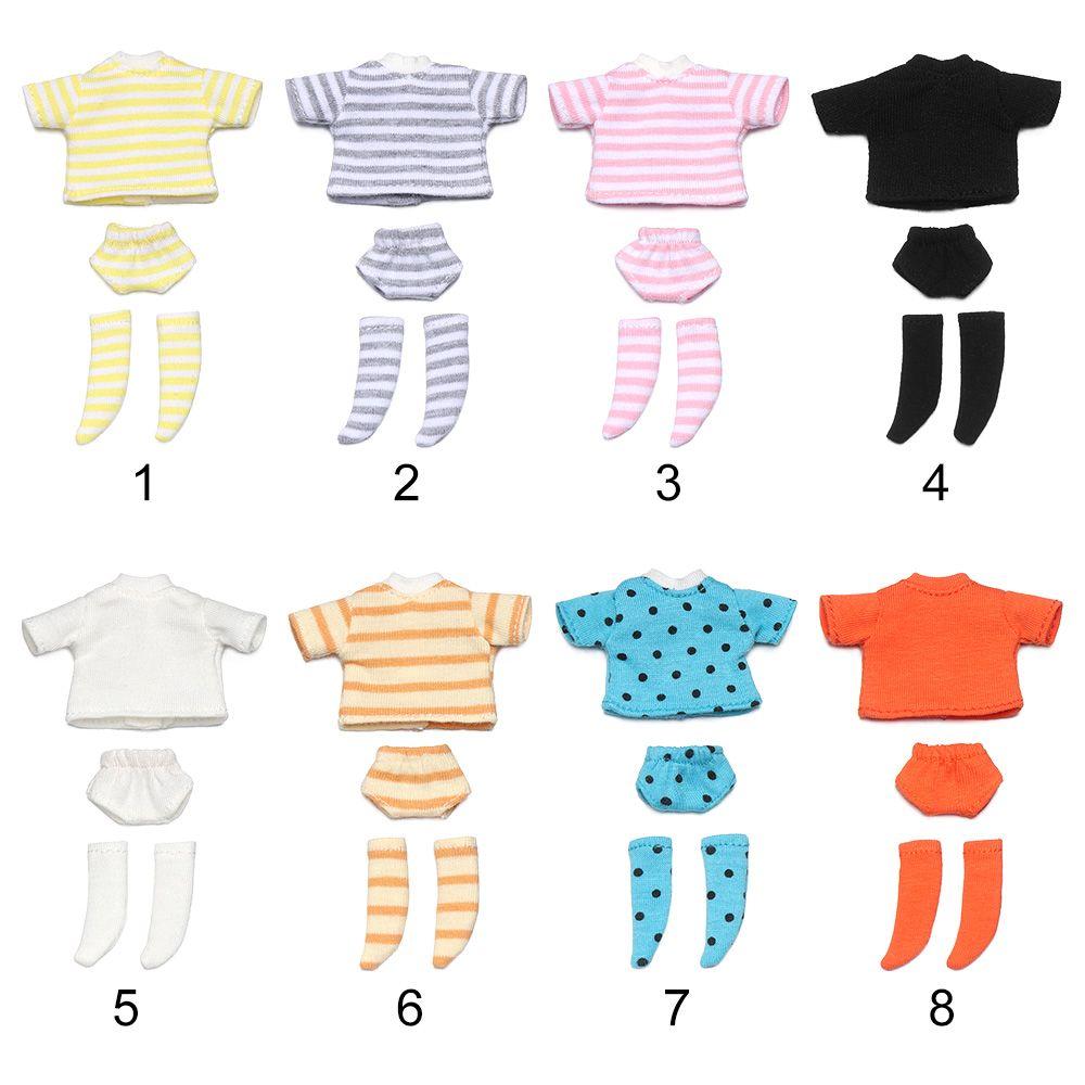 Accessories Clothes Suits Doll Cotton Socks DIY Doll Clothes 1/11 Doll Panties BJD Doll T-shirt