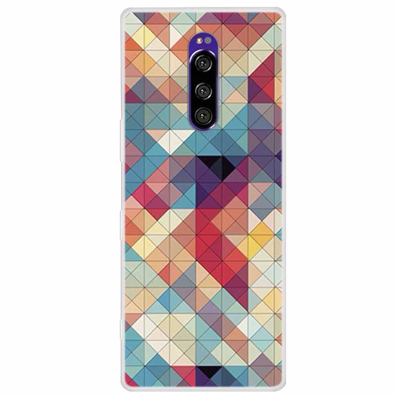 Чехол для Sony Xperia 1 Роскошные Животные Прозрачная Крышка для Sony Xperia1 XZ4 SO-03L SOV40 J8110 J9150 J8170 Корпуса Чехлы для Телефона