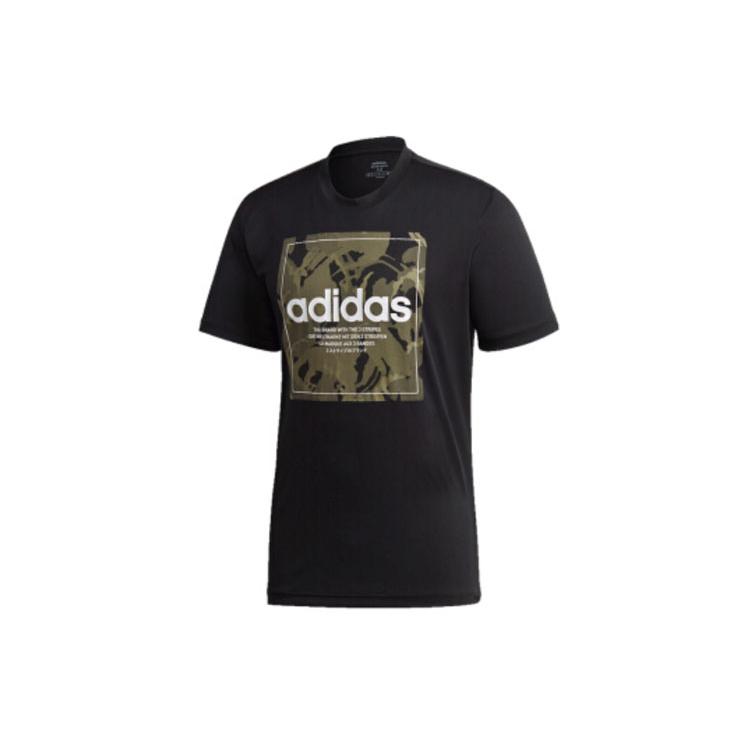 adidas Футболка с втачным рукавом Мужская Черная GD5877-