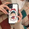 Чехол для телефона Catoon Chibi M-Maruko ChanS для iPhone 11 12 13 14 15 Pro Max 17 16 Plus Жесткий PC+TPU Задняя крышка