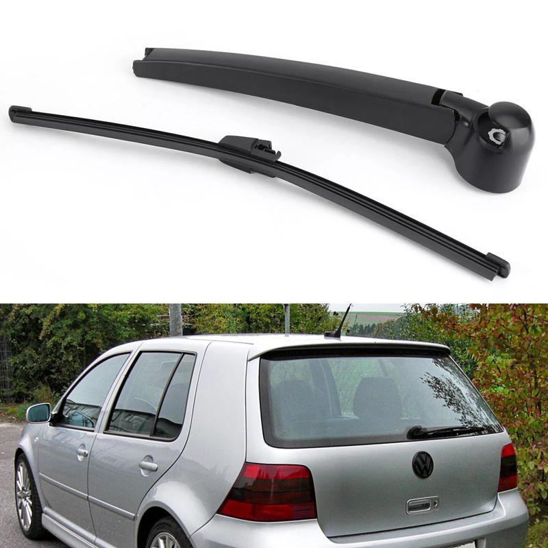 Car Windscreen Window Rear Wiper Arm Wiper Blade Set 13 Inch for VW Golf 5 Polo Mk4 Mk5 Hatchback 2003-2009
