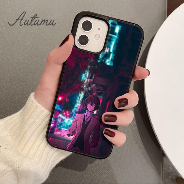 Чехол для телефона Bungo Stray Dogs Anime для iPhone 11 12 13 14 Pro Max mini X XR XS SE 2020 5 6S 7 8 Plus Samsung Galaxy S21 S22