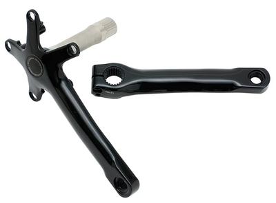 DIXNA La Crank Arm Set Длина V23P026 Черный цвет/Crank (мм) Черный/165