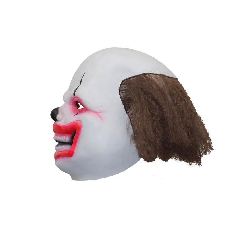 Halloween Bald clown mask/Horror prank mask for masquerade performance, costume props, clown mask