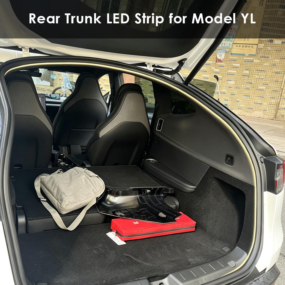 VJOYCAR New Model Y Juniper YL New 3 Highland Rear Front Rear Trunk Waterproof LED Strip Atmosphere Brighten Light Plug & Play