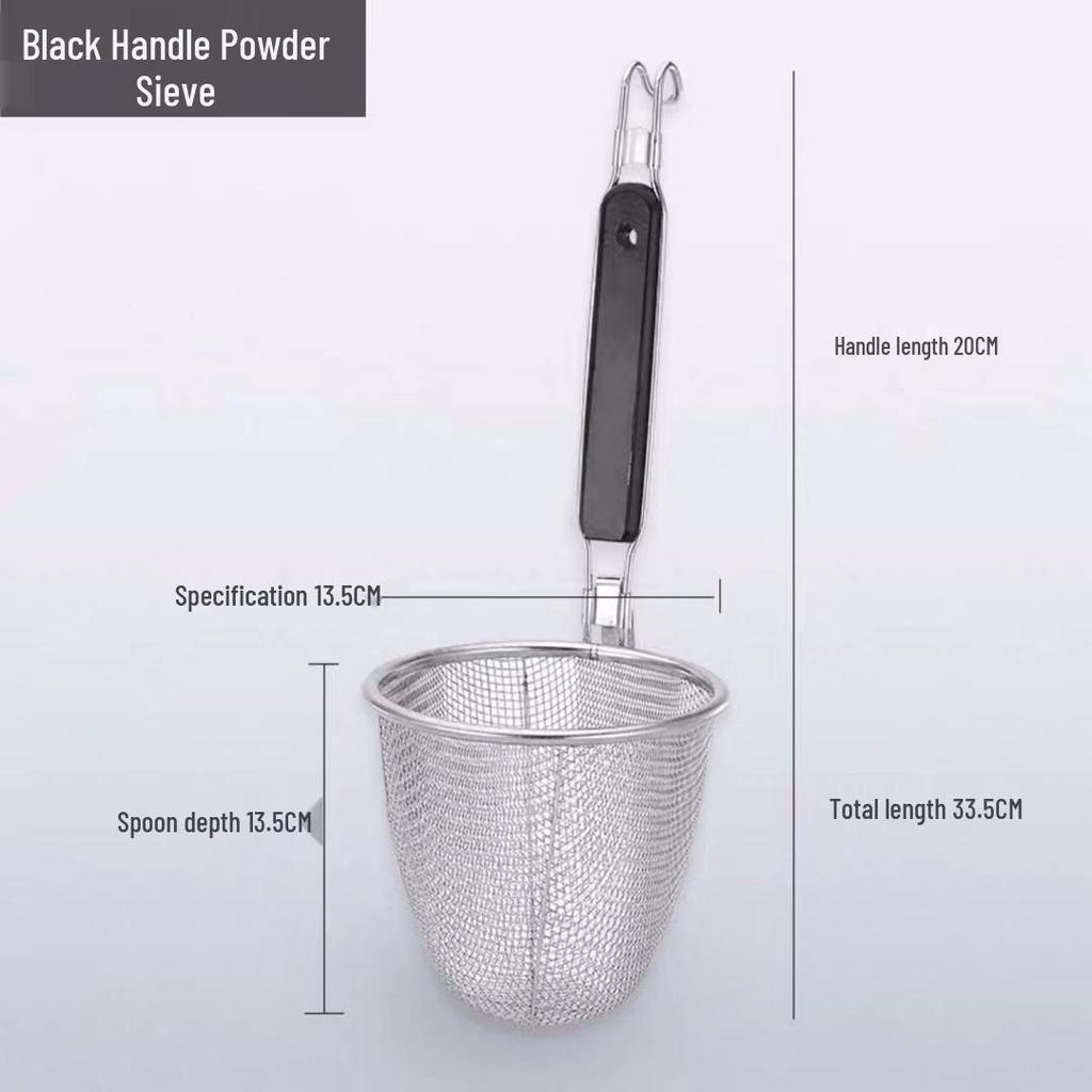 304 Stainless Steel Noodle and Soup Skimmer, Vegetable Strainer, Hot Pot Skimmer, Fine Mesh Strainer.