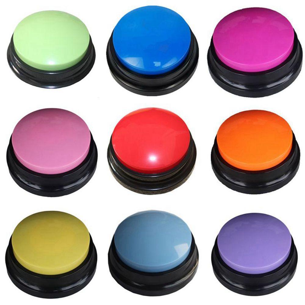 Voice Repeater Pet Supplies Noise Makers Answering Buttons Recording Toy Talking Button Dog Toys