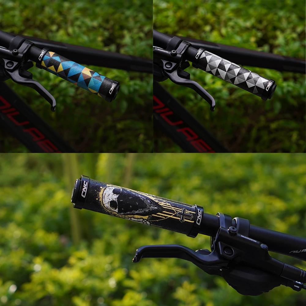 CNCLOL Велосипедные Рукоятки Руля Ультралегкие MTB Рукоятки Руля Противоскользящие Амортизирующие Двойной Зажим 22 мм Руль Складные