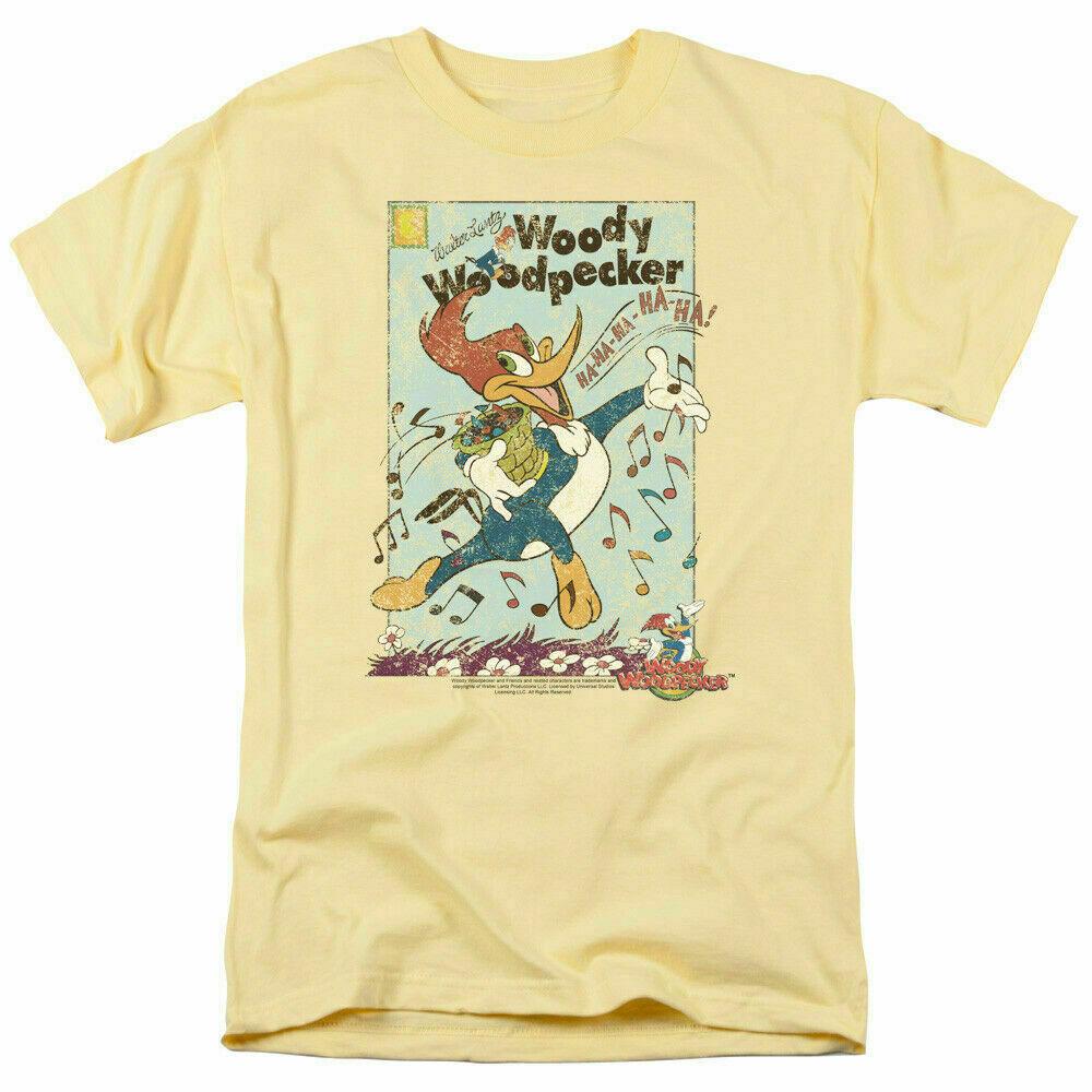 26 Woody Woodpecker Vintage Woody T Shirt Mens Licensed Cartoon Merchandise Banana Unisex T-Shirt
