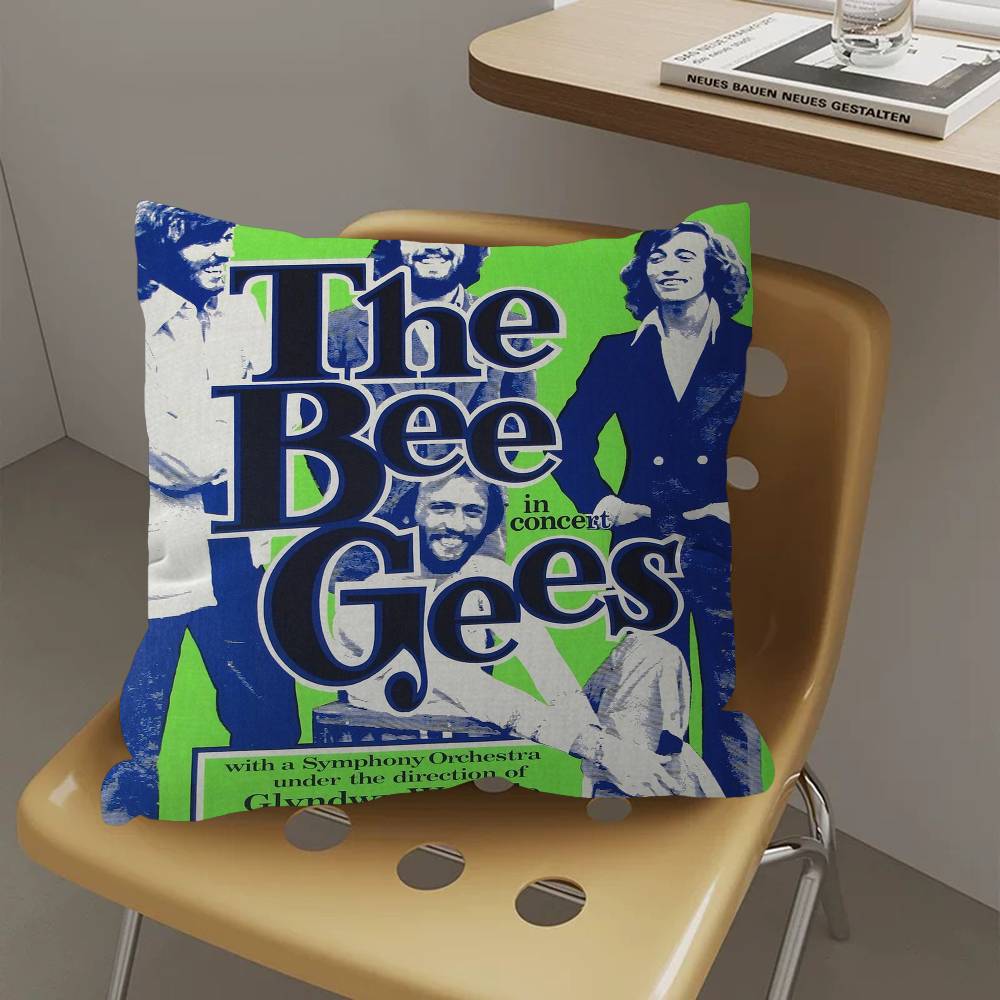 Подушка с изображением певца Bee Gees для спальни, комнаты и дивана в гостиной, декоративная наволочка