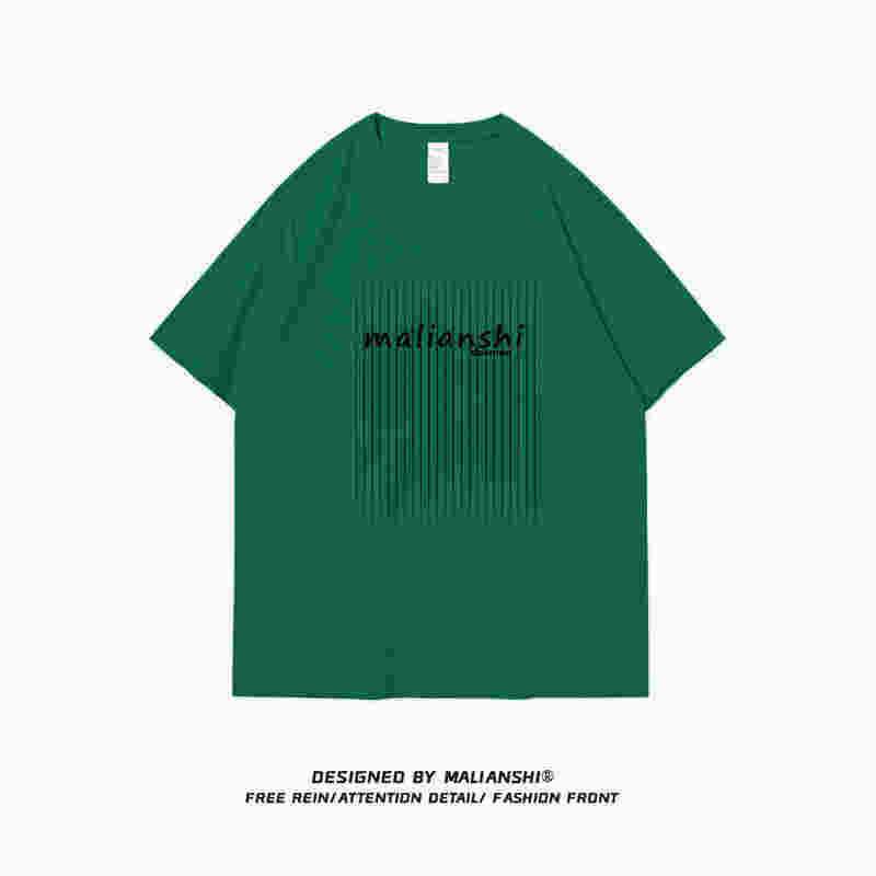 Женская футболка большого размера из чистого хлопка серого цвета с коротким рукавом - летний модный европейский и американский дизайн