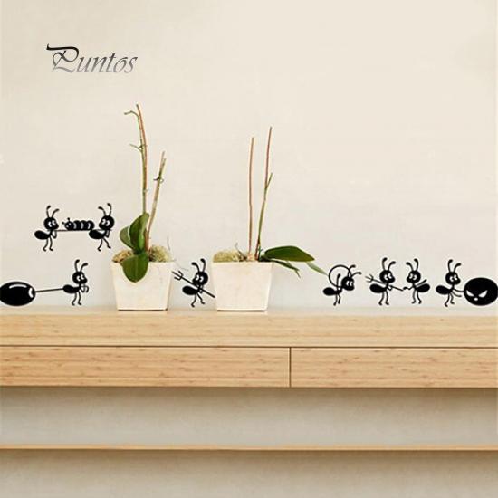 Домашний Декор Меблировка Стикер Стены Мультфильм Муравей Украшения Стеклянные Наклейки Зеркало Декор Окна