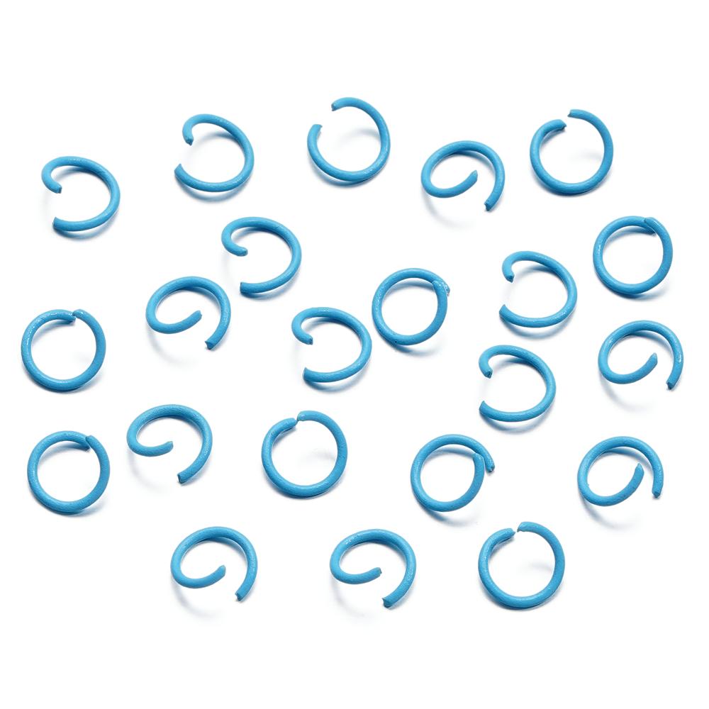 100Pcs 1.2x10mm Colorful Open Jump Rings Split Jump Ring Connector For Jewelry Making DIY Bracelet Necklace Earring Accessories