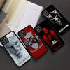 Фильм ужасов Черный P-Телефон для iPhone 11 12 13 14 15 16 17 Pro Max Plus Ударопрочные задние чехлы для телефона из ТПУ+ПК
