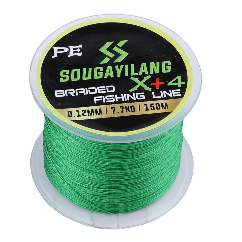 SOUGAYILANG 4-Strand Fishing Line 150M 0.10MM-0.40MM 100% PE Durable Wire Floating Line Strong Line Pesca Braided Fishing Lines
