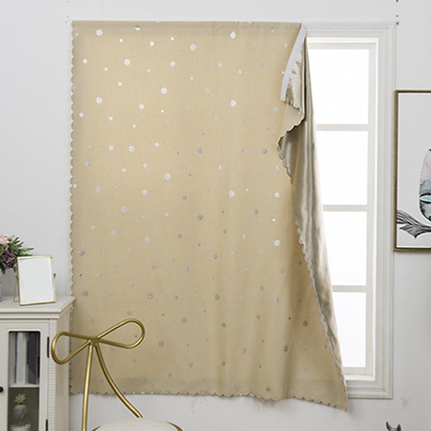 1Pc Snowflake Print Curtains Window Curtain Portable Polyester Bedroom Home Decoration