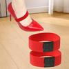 2 Pieces Elastic Shoe Straps Band for Women Girls Ankle Belt Anti Loose Laces