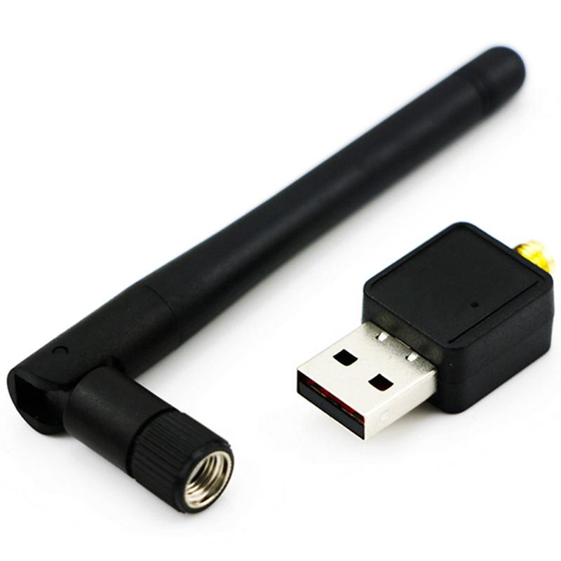 Беспроводной USB Wi-Fi сетевой адаптер 2,4 ГГц 150 Мбит/с с антенной 802.11ac