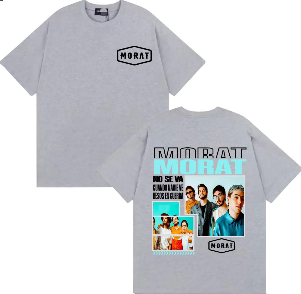 Band Morat Asuntos Pendientes Album Tour T Shirt Unisex Harajuku Streetwear Oversized Tshirts Vintage Fashion Casual Tshirt