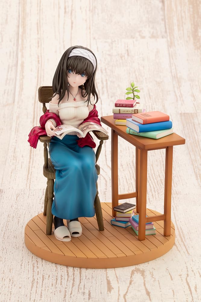 Идолмастер Cinderella Girls Сагисава Фумика масштабная ПВХ окрашенная готовая фигурка -за кулисами- 1/8