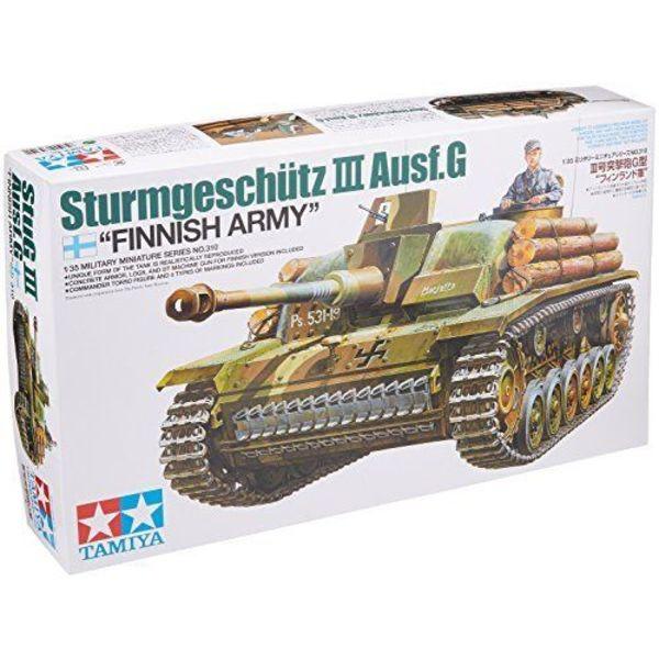 TAMIYA 1/35 Strumgeschutz III Ausf.G FINNISH ARMY Model Kit NEW from Japan