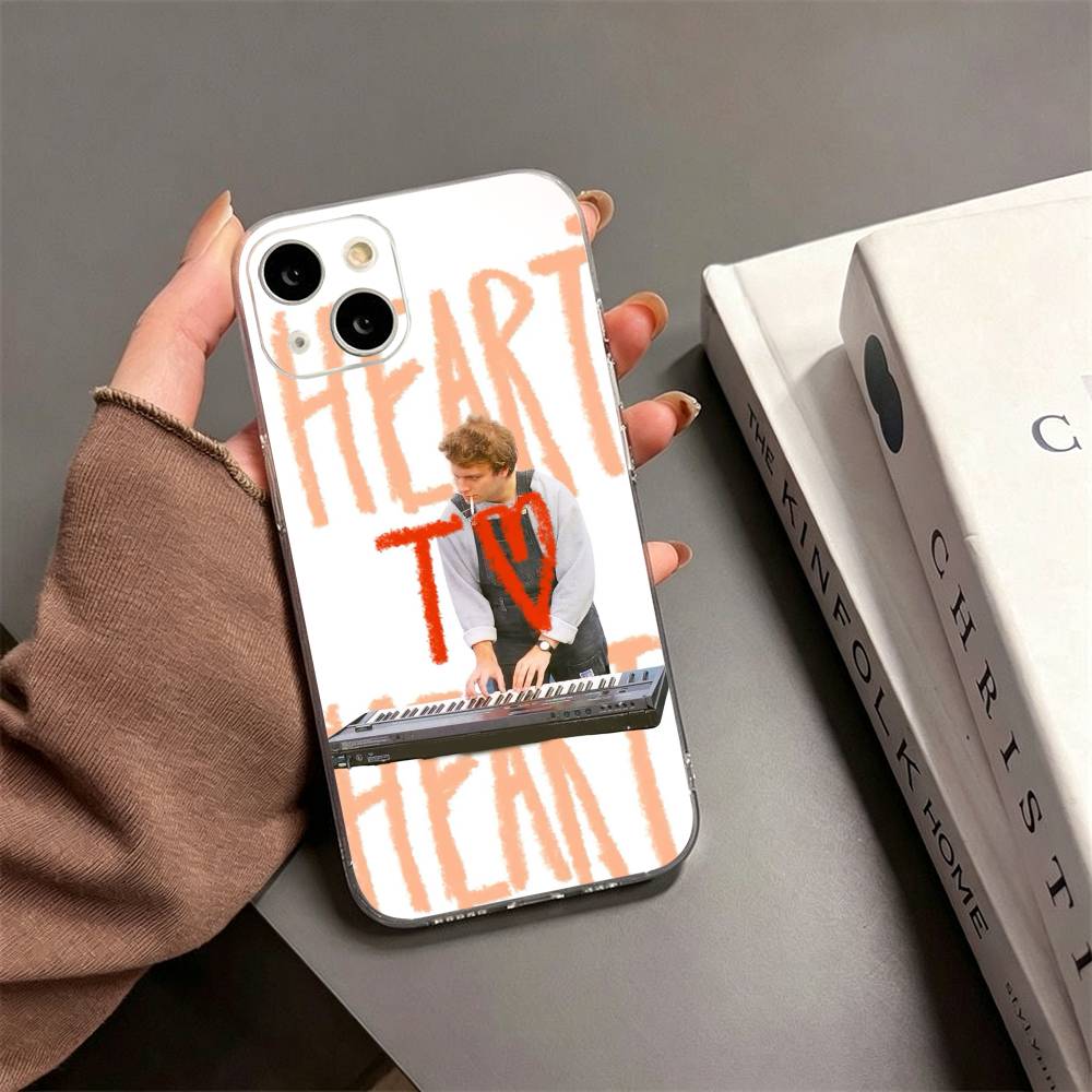 Чехол для телефона Mac D-DeMarco Singer для iPhone17,16,15,14,13,12,11 Plus,Pro Max Мягкая прозрачная крышка