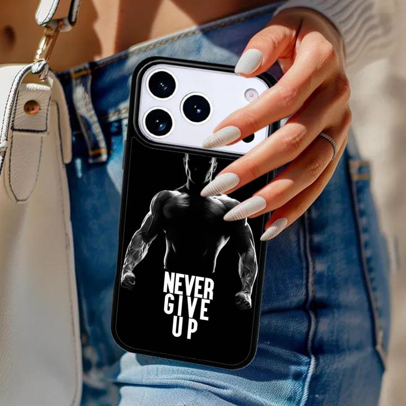 Bodybuilding Gym Fitness soft Phone Case For iPhone 17 Air 14 15 13 12 Max Cover For Apple 14 15 16 16e 11 Pro Max Plus Coque