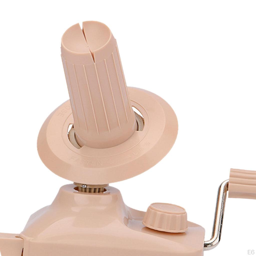 Hand Operated Yarn Winder Convenient Multipurpose Crank Handheld Low Noise with Handle Manual