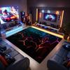 Gamer Rug PC Game Controller Pattern Carpet for Bedroom Living Room Play Area Indoor Outdoor Rug Door Mat Cool Decor Boys Girls