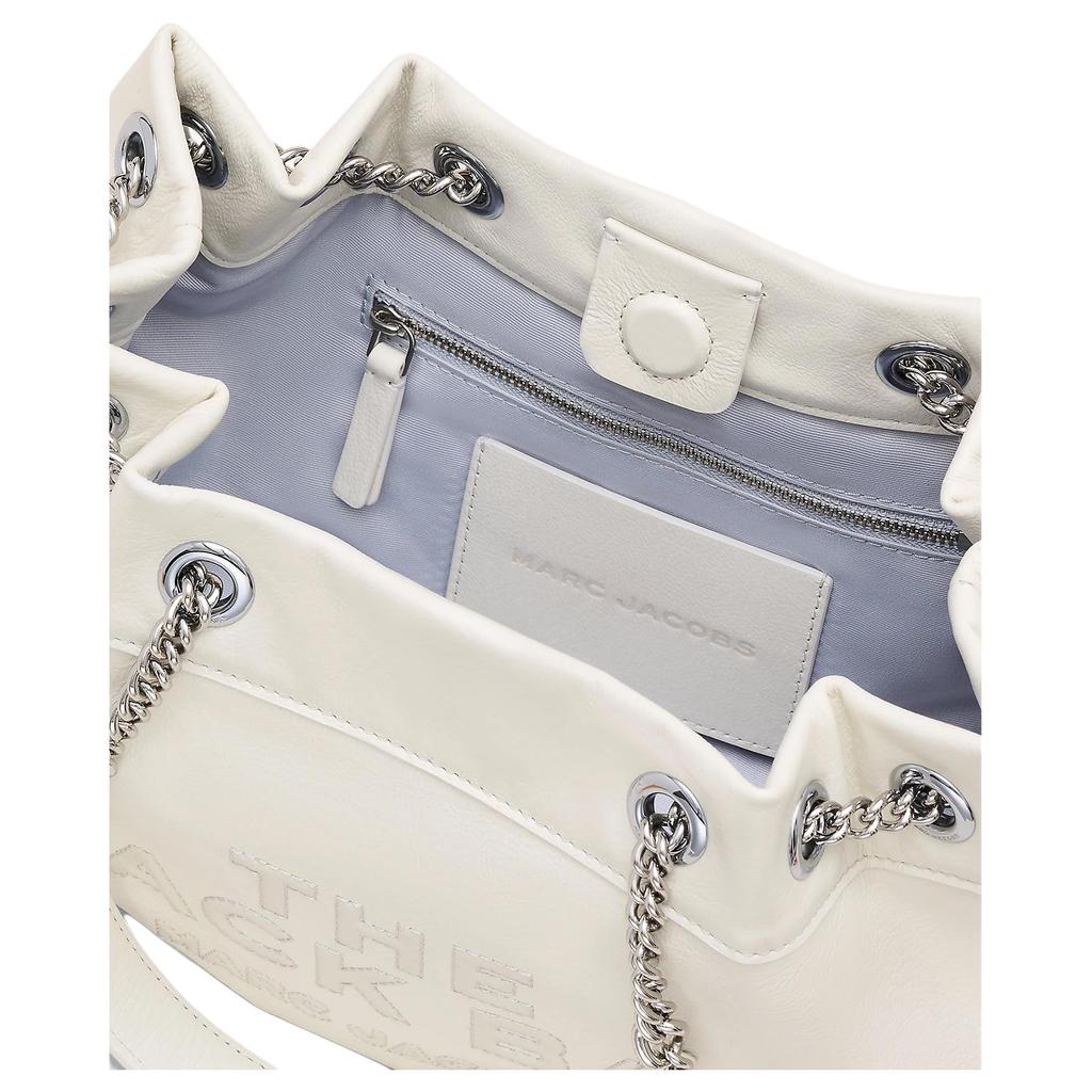 Marc Jacobs Кожаная сумка-мешок на цепочке Белая Женские сумки 2P5HSH030H02-100