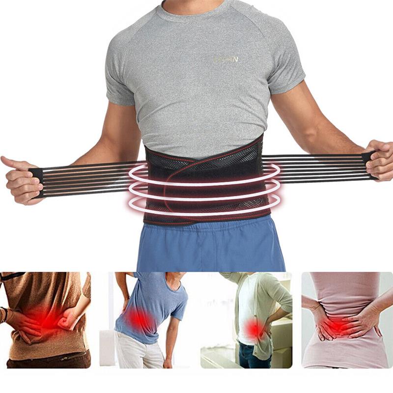 Задний бандаж для облегчения боли в пояснице, ишиас, дышащий поясничный поддерживающий пояс