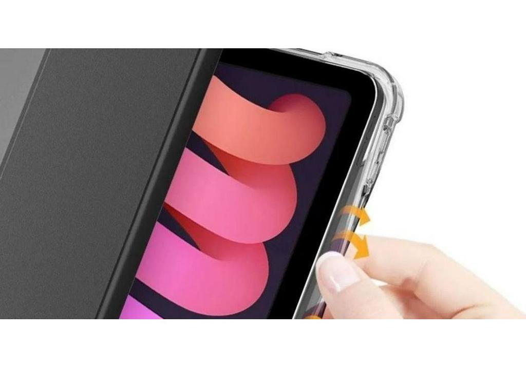 Изогнутый защитный чехол из акрила P1345 для iPad Air 10.2 с держателем для стилуса