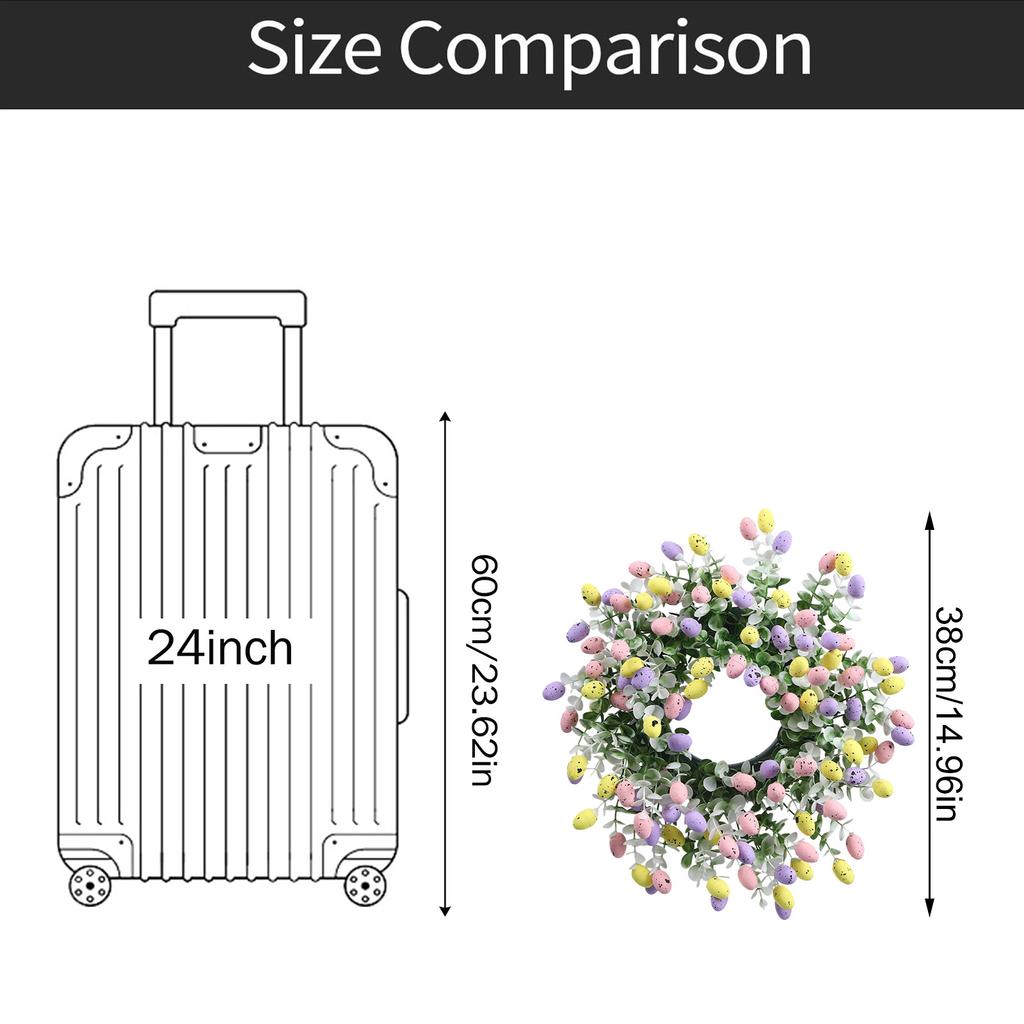 Венок с Пасхальным Кроликом Искусственный Венок Ирландский Кухонный Шкаф Венок Венок-Подсвечник Венок на Входную Дверь Венок на Крыльцо ...