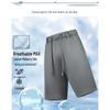 ROMON Men's Summer Ice Silk Casual Sports Shorts