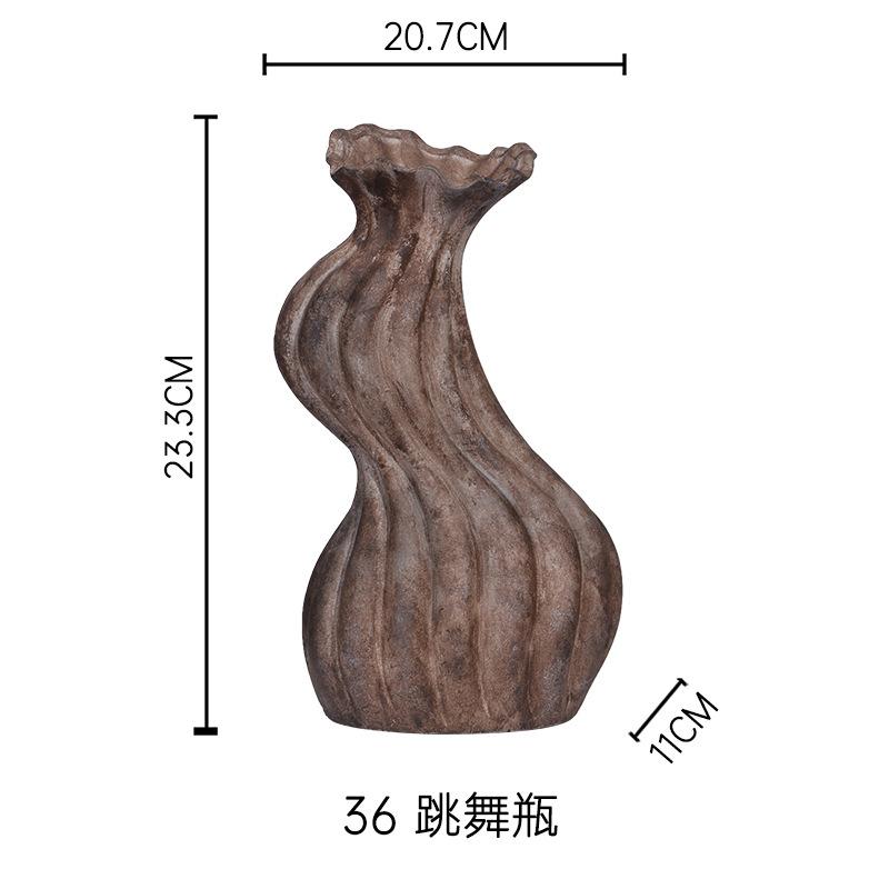 Ретро новая китайская керамическая ваза украшения украшения фарфоровая ваза с цветочной композицией и гидропоникой в крыльце тумба под телевизор