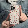 Красный чехол с сердцем для iPhone 16 16E 15 14 13 12 11 Pro Max Мягкий чехол для Apple 13 12 15 14 Plus Чехол