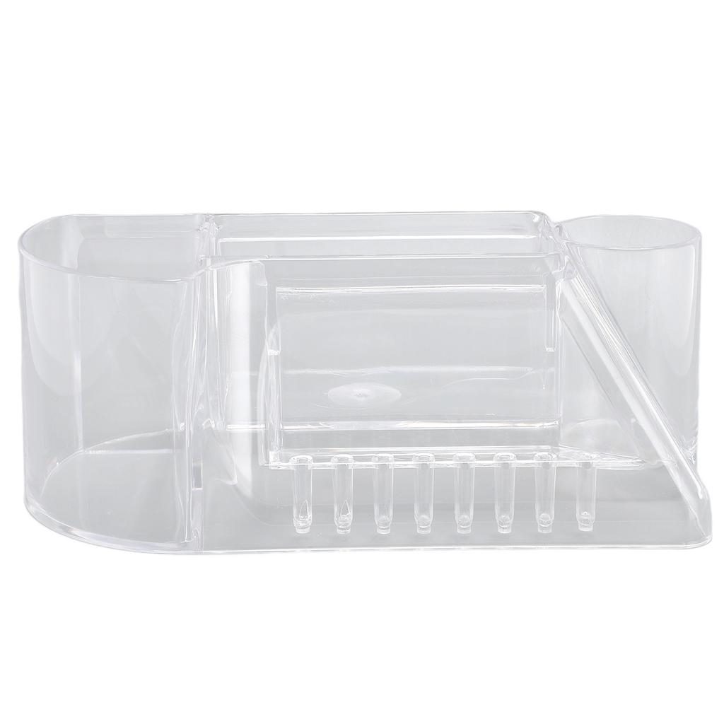 Nail Drill Holder Nail Drill Machine Bits Manicure Tools Storage Box Transparent Multifunctional Professional Nail