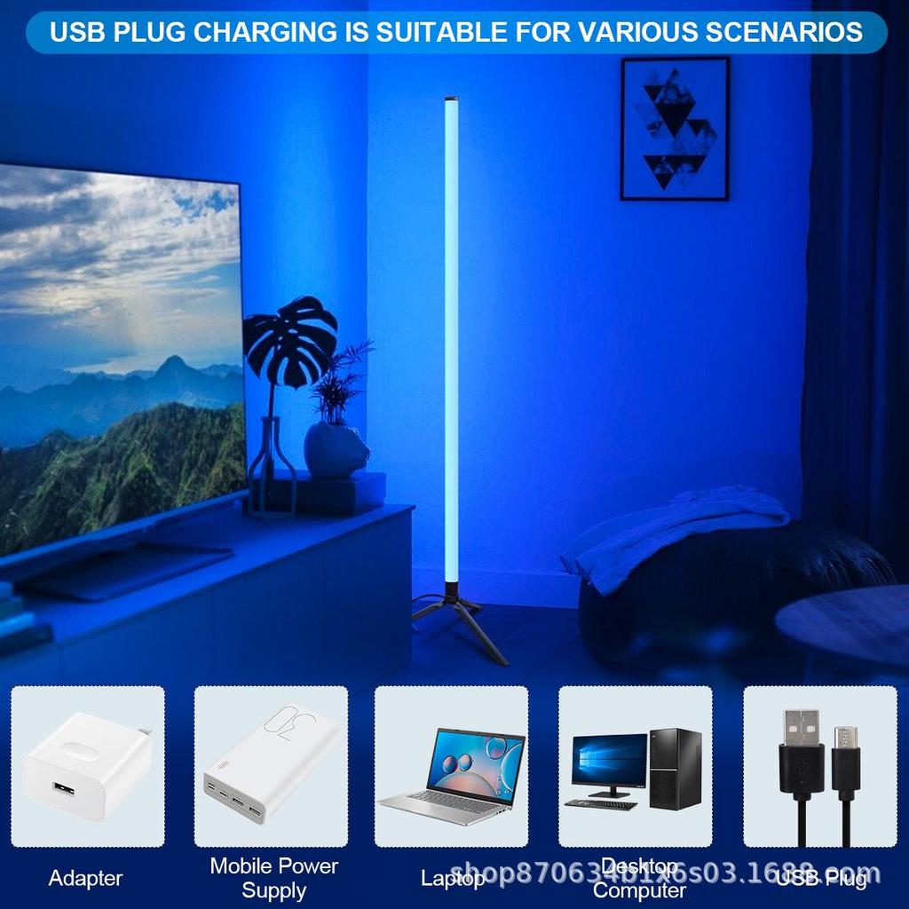 Умный RGB светодиодный ночник-атмосфера с реакцией на звук, USB